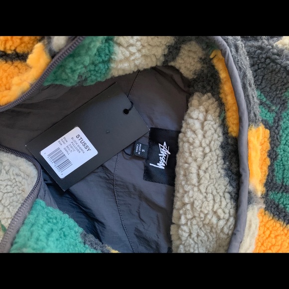 STUSSY Block Sherpa Pullover - Picture 5 of 6
